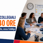 Riunioni collegiali e limite delle “40+40 ore”: raggiunto il tetto, cessa l’obbligo di partecipazione