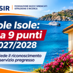 Piccole isole, dal 2027/2028 fino a 9 punti aggiuntivi per i docenti. FENSIR: «Il disagio non nasce oggi. Chiediamo il riconoscimento anche del servizio pregresso»